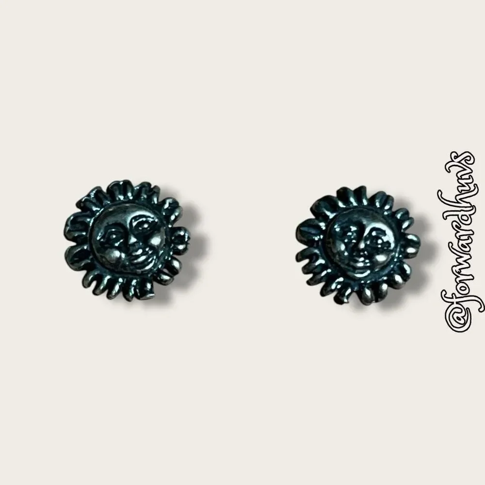 Bundle Sale 3 for $15 | Silver-Tone Sunshine Earrings